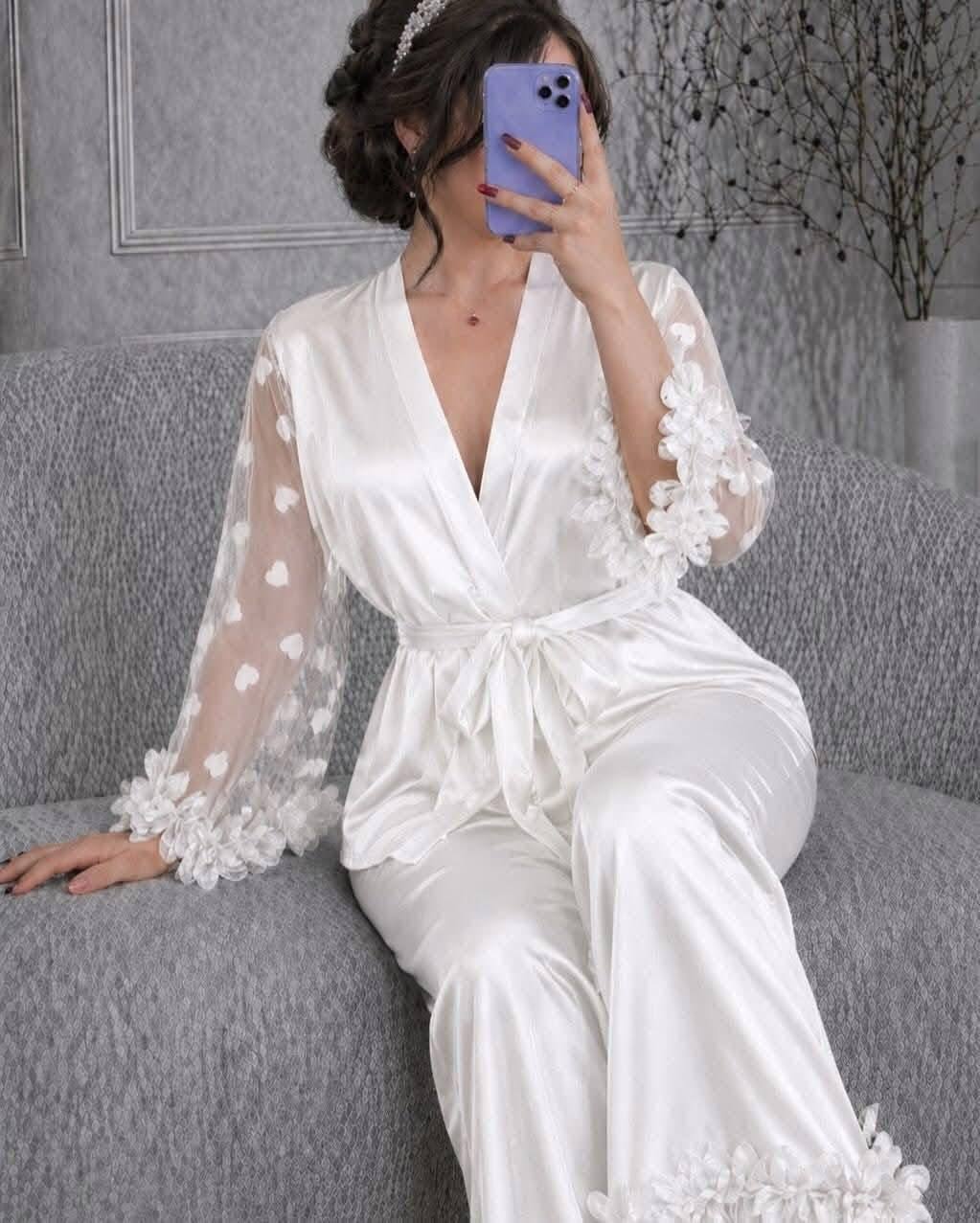 ✨ Ensemble Satin Premium – Élégance & Confort ✨
