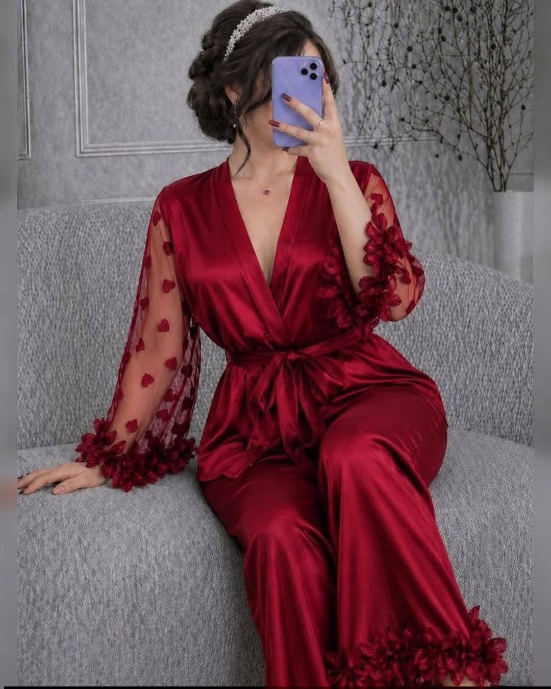 ✨ Ensemble Satin Premium – Élégance & Confort ✨